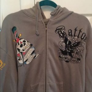 Vintage Ed Hardy  jacket by Christian Augulair.